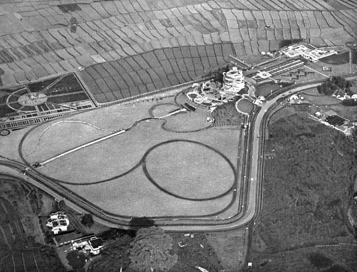 Aerial picture of Villa Isola, Bandung